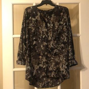 Mossimo Dressy Button-Down Top